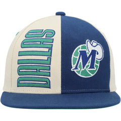 Dallas Mavericks Hardwood Classics Pop Snapback Hat for sale Cream | Mitchell & Ness Near Me