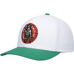 Boston Celtics Hardwood Classics Core 2-Tone 2.0 Pro Snapback Hat White/Green | Mitchell & Ness Near Me