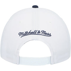 Dallas Mavericks Hardwood Classics Core 2-Tone 2.0 Pro Snapback Hat for sale White/Navy | Mitchell & Ness US