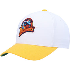 Golden State Warriors Hardwood Classics Core 2-Tone 2.0 Pro Snapback Hat for sale White/Gold | Mitchell & Ness Near Me