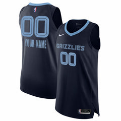 Memphis Grizzlies 2020/21 Authentic Custom Jersey Navy Icon Edition | Nike outlet