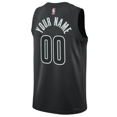 Brooklyn Nets Jordan Brand Unisex 2022/23 Swingman Custom Jersey Statement Edition Black
