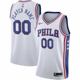 Philadelphia 76ers 2020/21 Swingman Custom Jersey Association Edition White | Nike online