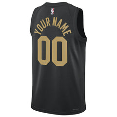 Cleveland Cavaliers Jordan Brand Unisex 2022/23 Swingman Custom Jersey Statement Editi- Black