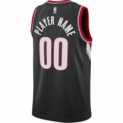 Portland Trail Blazers 2020/21 Swingman Custom Jersey Icon Edition Black | Nike US