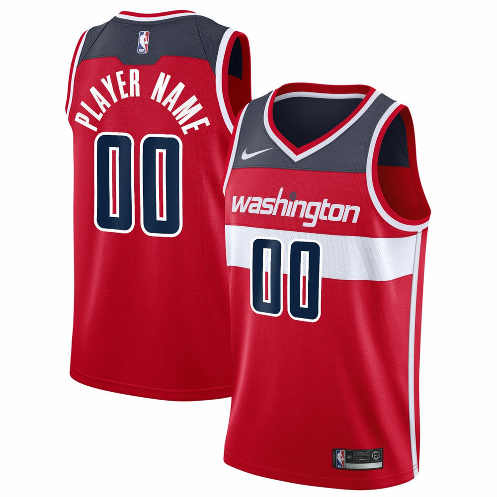 Washington Wizards 2020/21 Swingman Custom Jersey Icon Edition Red | Nike