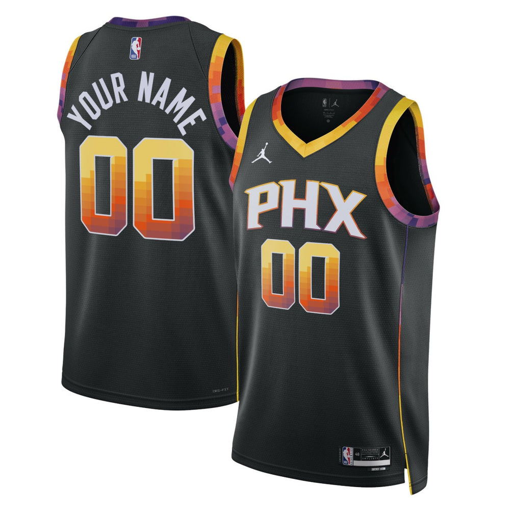Phoenix Suns Jordan Brand Unisex 2022/23 Swingman Custom Jersey Statement Edition Black