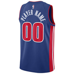 Detroit Pistons Swingman Custom Jersey Blue for sale Icon Edition | Nike for sale