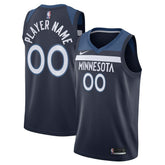 Minnesota Timberwolves Swingman Custom Jersey Navy Icon Edition | Nike online