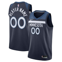 Minnesota Timberwolves Swingman Custom Jersey Navy Icon Edition | Nike online