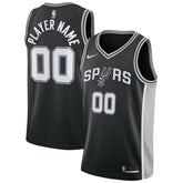 San Antonio Spurs Swingman Custom Jersey Black Icon Edition | Nike Lifestyle