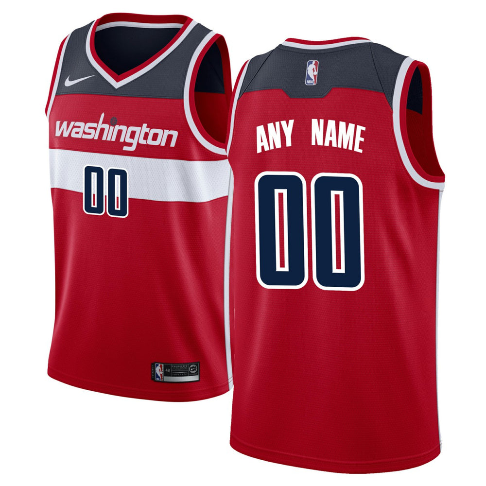 Washington Wizards Swingman Custom Jersey Red Icon Edition | Nike for sale