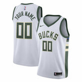 Milwaukee Bucks Swingman Custom Jersey White Association Edition | Nike for sale