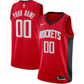 Houston Rockets Custom Swingman Jersey Icon Edition Red | Nike Lifestyle