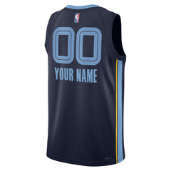 Memphis Grizzlies Unisex Swingman Custom Jersey Navy Icon Edition | Nike for sale