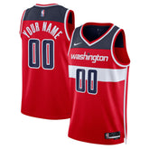 Washington Wizards Unisex Swingman Custom Jersey Red Icon Edition | Nike Lifestyle