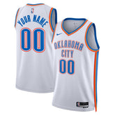Oklahoma City Thunder Unisex Swingman Custom Jersey White Association Edition | Nike Lifestyle