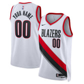 Portland Trail Blazers Unisex Swingman Custom Jersey White Association Edition | Nike Near Me