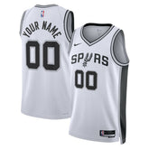 San Antonio Spurs Unisex Swingman Custom Jersey White Association Edition | Nike outlet