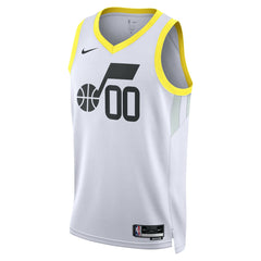 Utah Jazz Unisex Swingman Custom Jersey White Association Edition | Nike Near Me