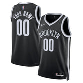Brooklyn Nets Unisex Swingman Custom Jersey Black Icon Edition | Nike outlet