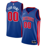 Detroit Pistons Unisex Swingman Custom Jersey Blue for sale Icon Edition | Nike discount