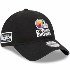 Cleveland Browns New Era 2023 NFL Crucial Catch 9TWENTY Adjustable Hat Black