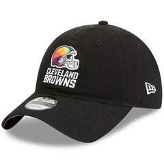 Cleveland Browns New Era 2023 NFL Crucial Catch 9TWENTY Adjustable Hat Black
