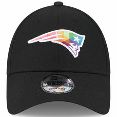 New England Patriots New Era 2023 NFL Crucial Catch 9FORTY Adjustable Hat Black