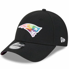 New England Patriots New Era 2023 NFL Crucial Catch 9FORTY Adjustable Hat Black