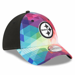 Pittsburgh Steelers New Era 2023 NFL Crucial Catch 39THIRTY Flex Hat Pink