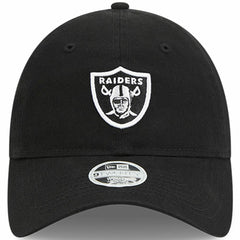 Las Vegas Raiders New Era Women's 2023 NFL Crucial Catch 9TWENTY Adjustable Hat Black