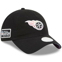 Tennessee Titans New Era Women's 2023 NFL Crucial Catch 9TWENTY Adjustable Hat Black