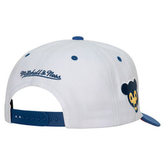 Chicago Cubs Mitchell & Ness Cooperstown Collection Pro Crown Snapback Hat - White - Mitchell & Ness on Sale