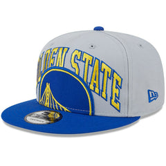 Golden State Warriors Tip-Off Two-Tone 9FIFTY Snapback Hat for sale Gray/Royal | New Era