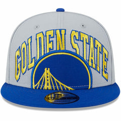 Golden State Warriors Tip-Off Two-Tone 9FIFTY Snapback Hat for sale Gray/Royal | New Era