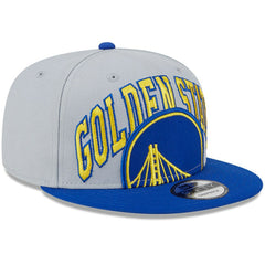 Golden State Warriors Tip-Off Two-Tone 9FIFTY Snapback Hat for sale Gray/Royal | New Era