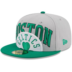 Boston Celtics Tip-Off Two-Tone 59FIFTY Fitted Hat Gray/Kelly Green | New Era Near Me