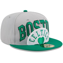 Boston Celtics Tip-Off Two-Tone 59FIFTY Fitted Hat Gray/Kelly Green | New Era Near Me