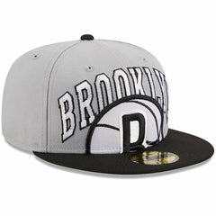 Brooklyn Nets Tip-Off Two-Tone 59FIFTY Fitted Hat Gray/Black | New Era discount