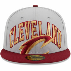 Cleveland Cavaliers Tip-Off Two-Tone 59FIFTY Fitted Hat for sale Gray/Wine | New Era online