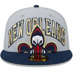 New Orleans Pelicans Tip-Off Two-Tone 59FIFTY Fitted Hat Gray/Navy | New Era online