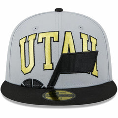 Utah Jazz Tip-Off Two-Tone 59FIFTY Fitted Hat Gray/Black | New Era outlet