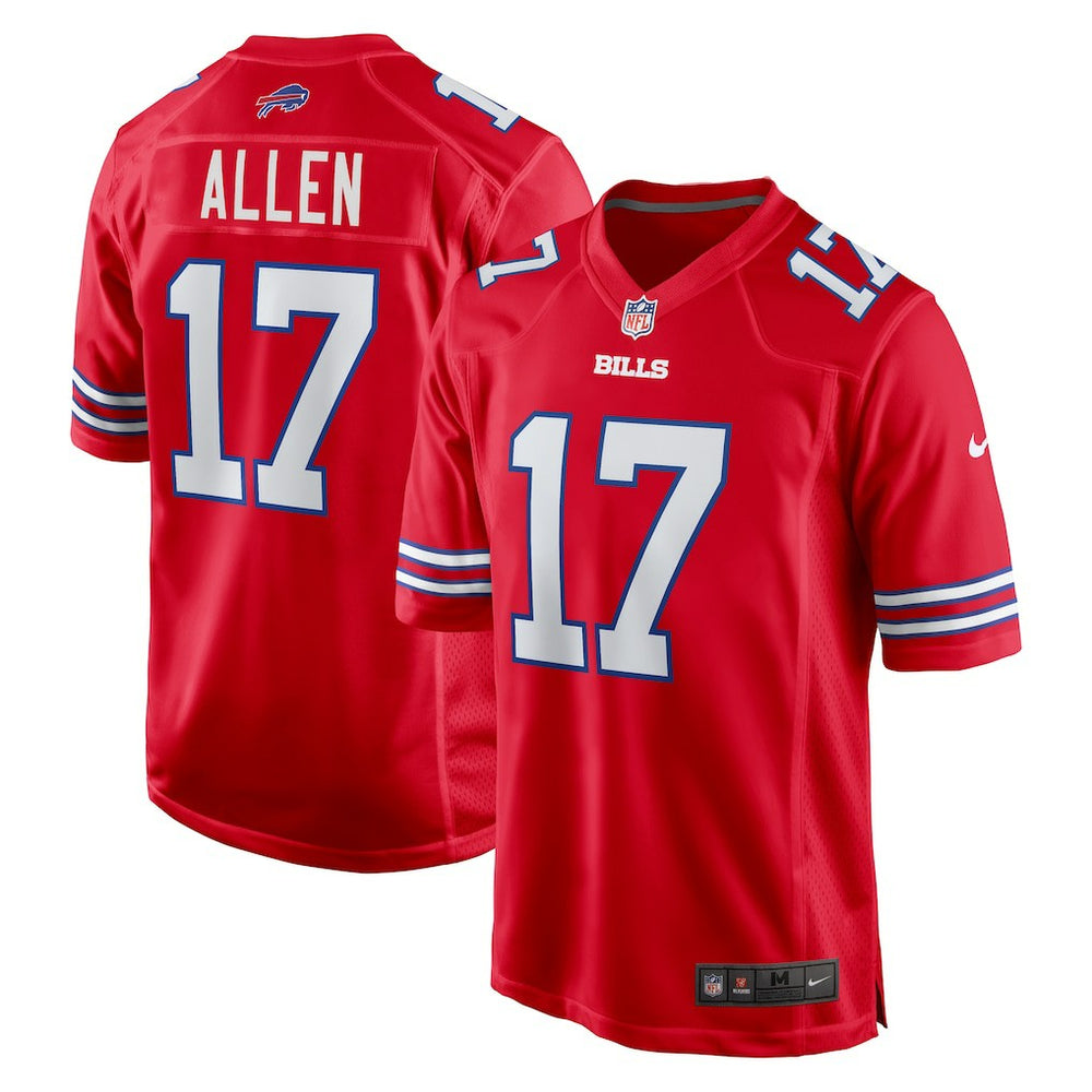 Nike Josh Allen Buffalo Bills Alternate Game Jersey Red