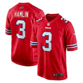 Nike Damar Hamlin Buffalo Bills Alternate Game Jersey Red