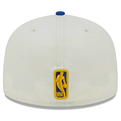 Golden State Warriors Piped Pop Panel 59FIFTY Fitted Hat for sale Cream | New Era US