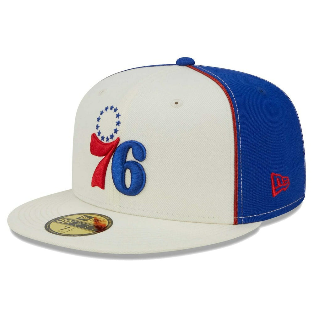 Philadelphia 76ers Piped Pop Panel 59FIFTY Fitted Hat Cream | New Era discount