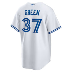 Chad Green Toronto Blue Jays Nike Home Replica Player Jersey - White - Nike Sale