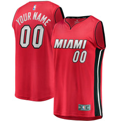 Miami Heat Fast Break Custom Jersey Red Statement Edition | Fanatics Near Me