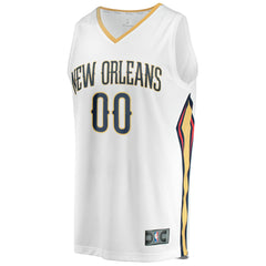 New Orleans Pelicans Youth Fast Break Replica Custom Jersey Association Edition White | Fanatics